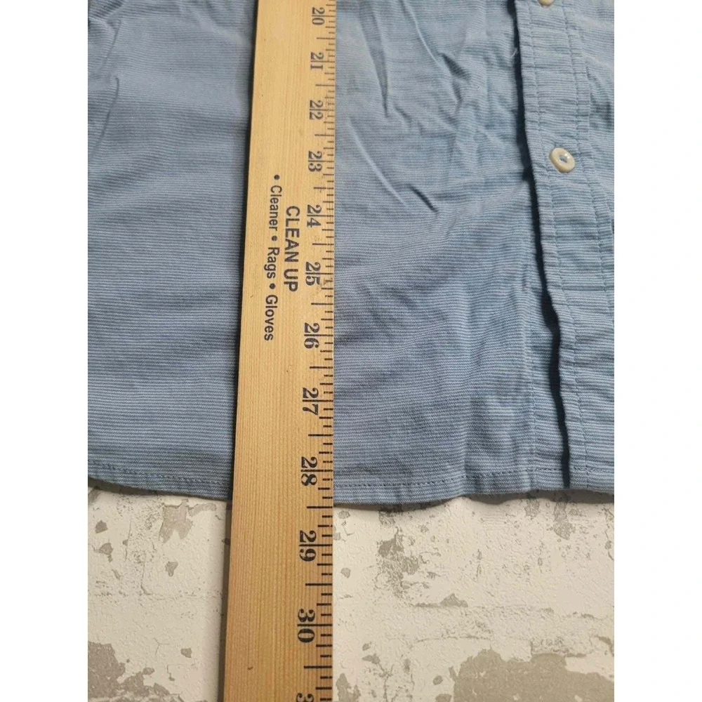 The North Face Blue Short Sleeve Button Down Shirt Men's Medium‎ Outdoors Preppy
